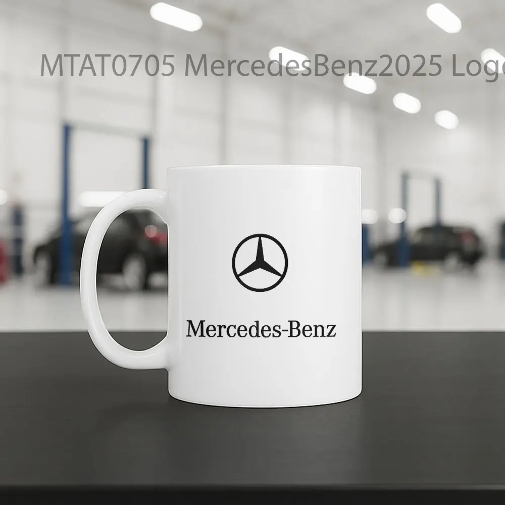 MercedesBenz2025 Logo Otomotif Mug - Sudut 2