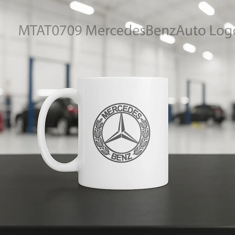 MercedesBenzAuto Logo Otomotif Mug - Sudut 2