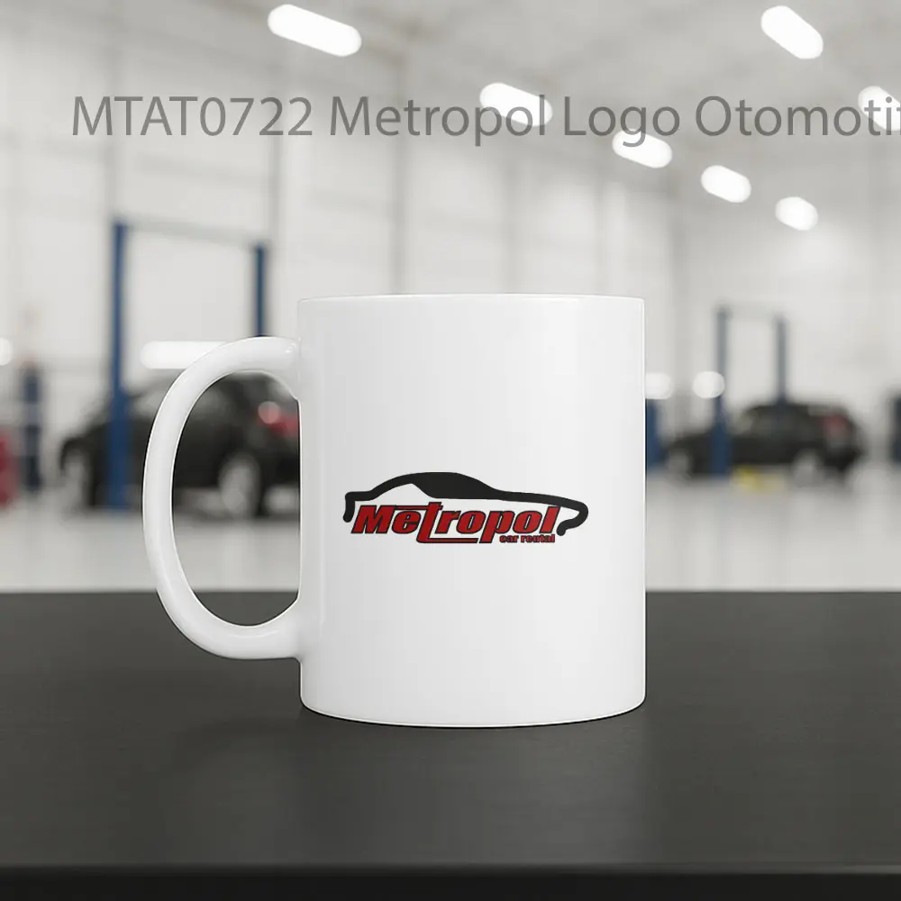 Metropol Logo Otomotif Mug - Sudut 2