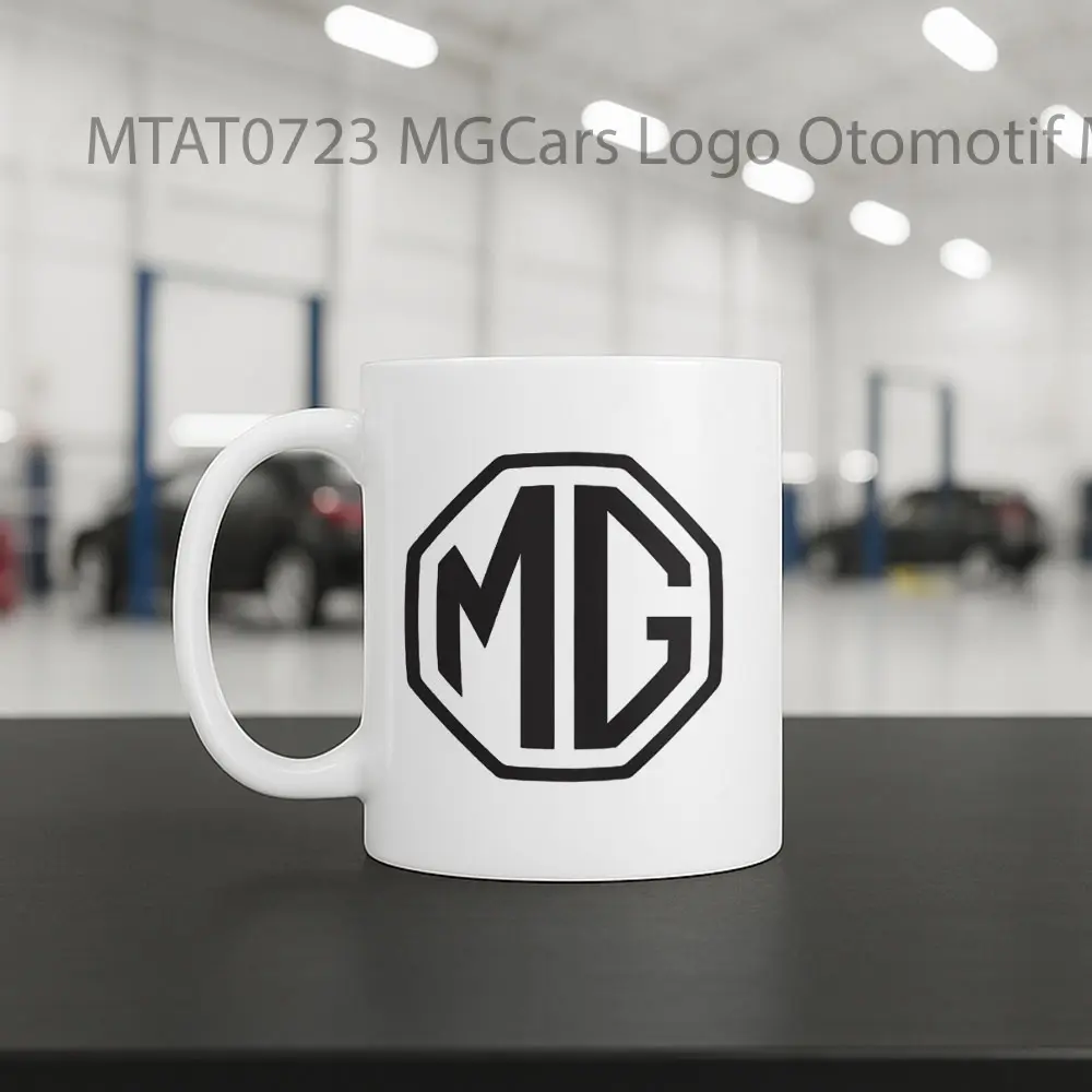 MGCars Logo Otomotif Mug - Sudut 2