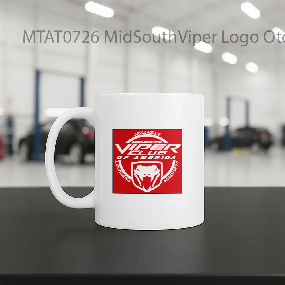 MidSouthViper Logo Otomotif Mug - Sudut 2