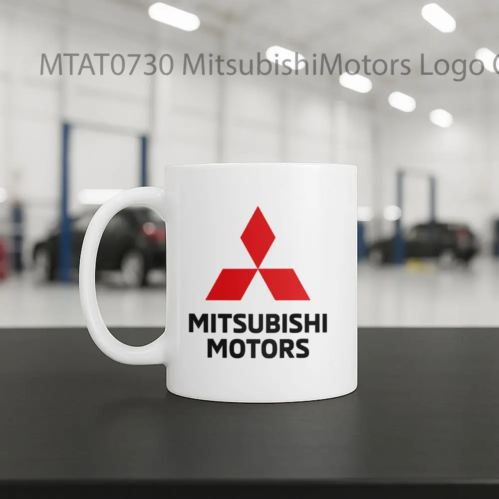 MitsubishiMotors Logo Otomotif Mug - Sudut 2