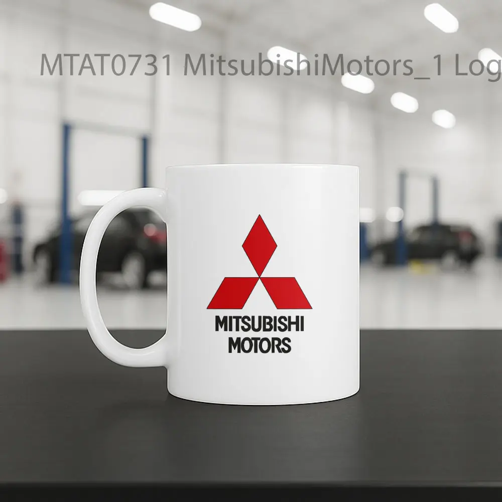 MitsubishiMotors_1 Logo Otomotif Mug - Sudut 2