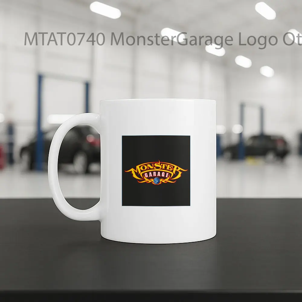MonsterGarage Logo Otomotif Mug - Sudut 2