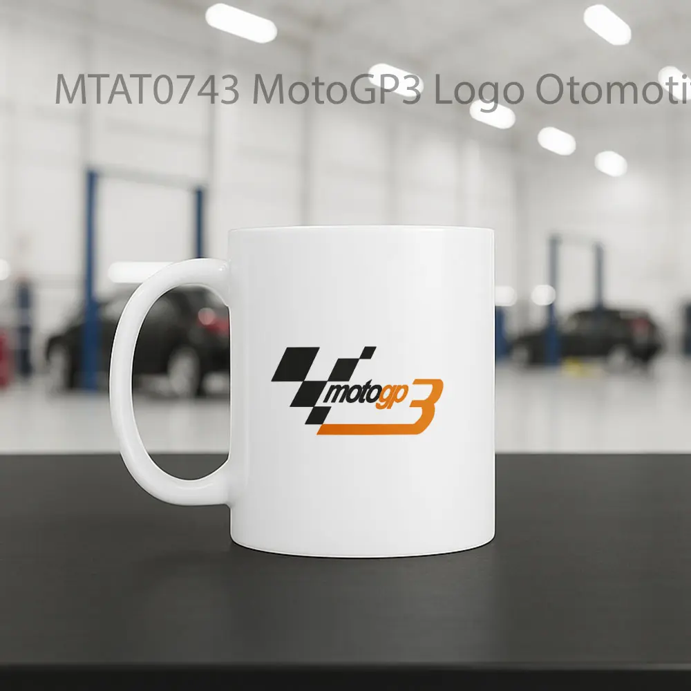MotoGP3 Logo Otomotif Mug - Sudut 2