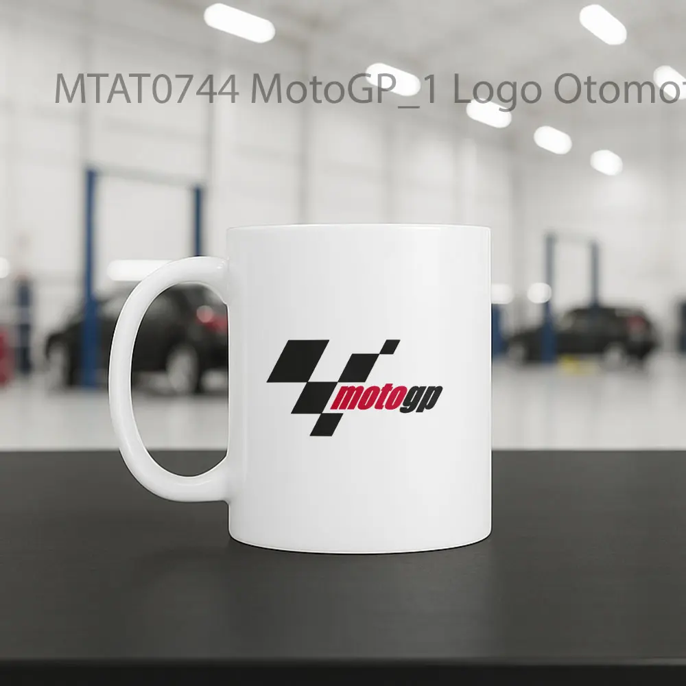 MotoGP_1 Logo Otomotif Mug - Sudut 2
