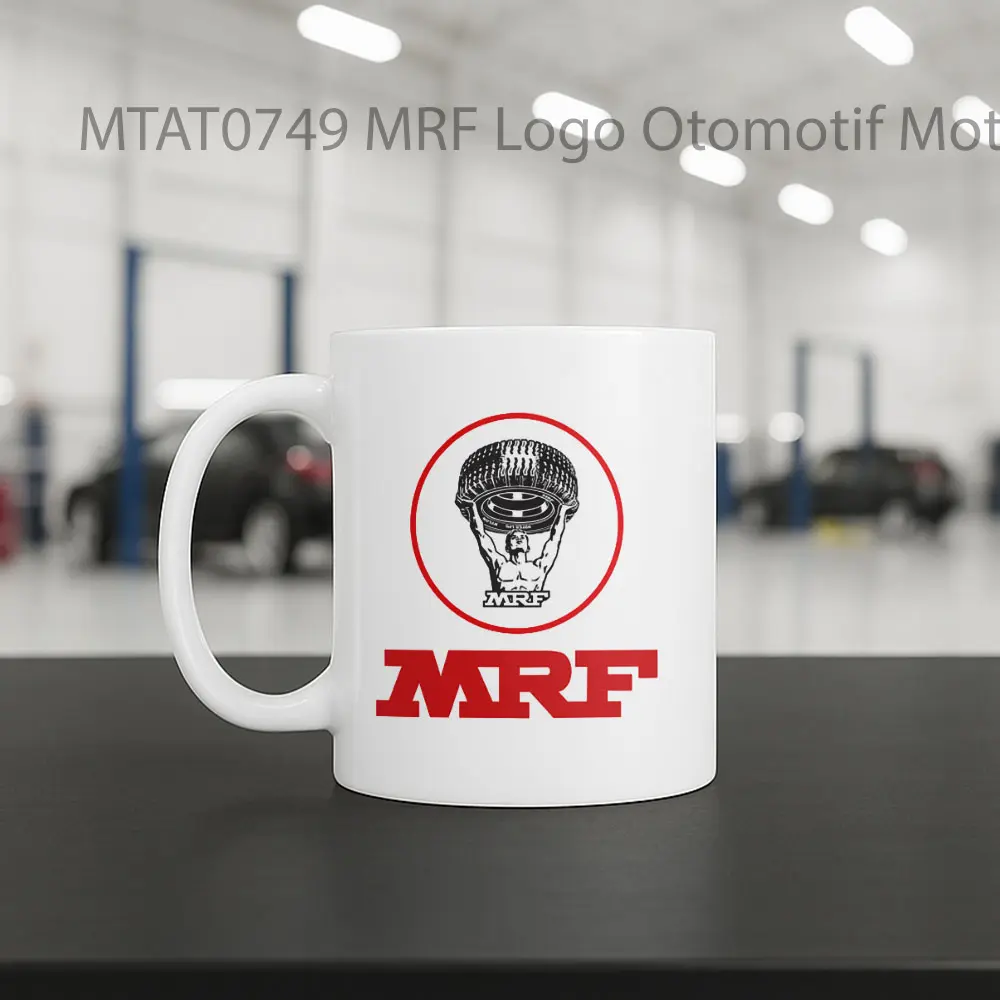 MRF Logo Otomotif Mug - Sudut 2