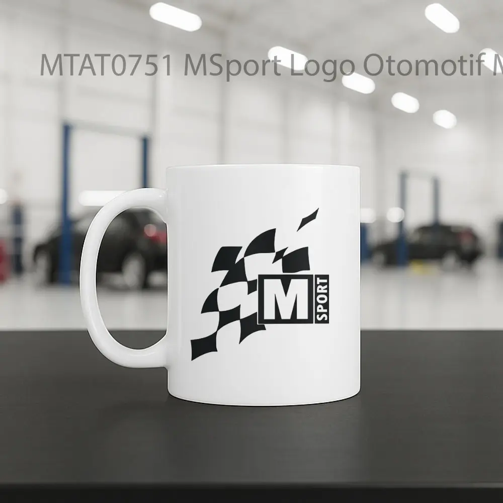 MSport Logo Otomotif Mug - Sudut 2