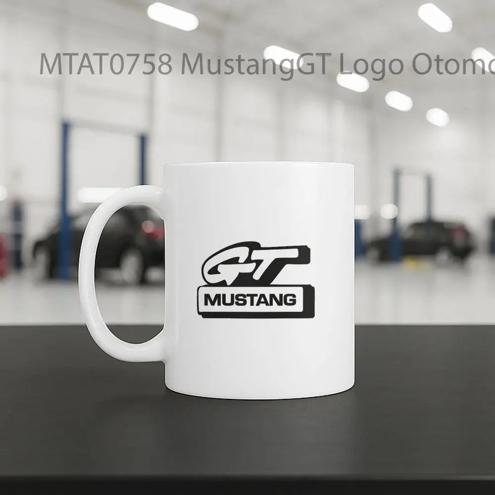MustangGT Logo Otomotif Mug - Sudut 2