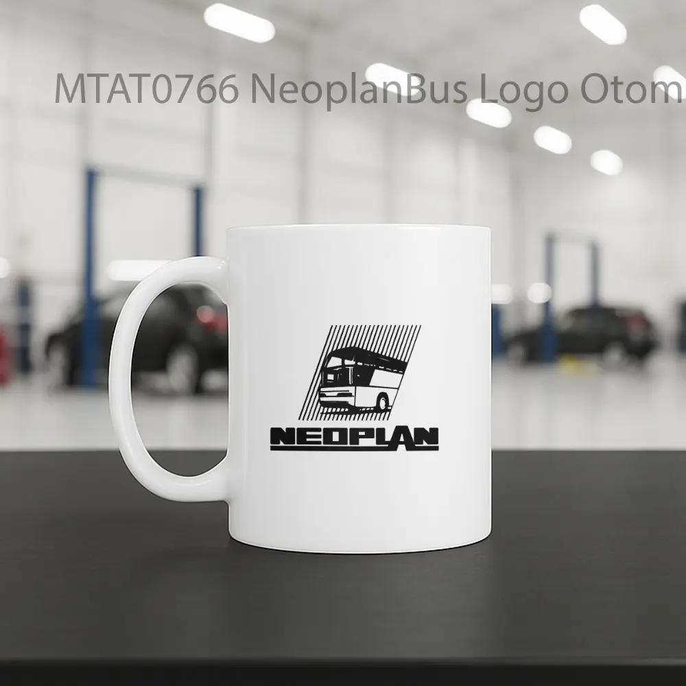 NeoplanBus Logo Otomotif Mug - Sudut 2