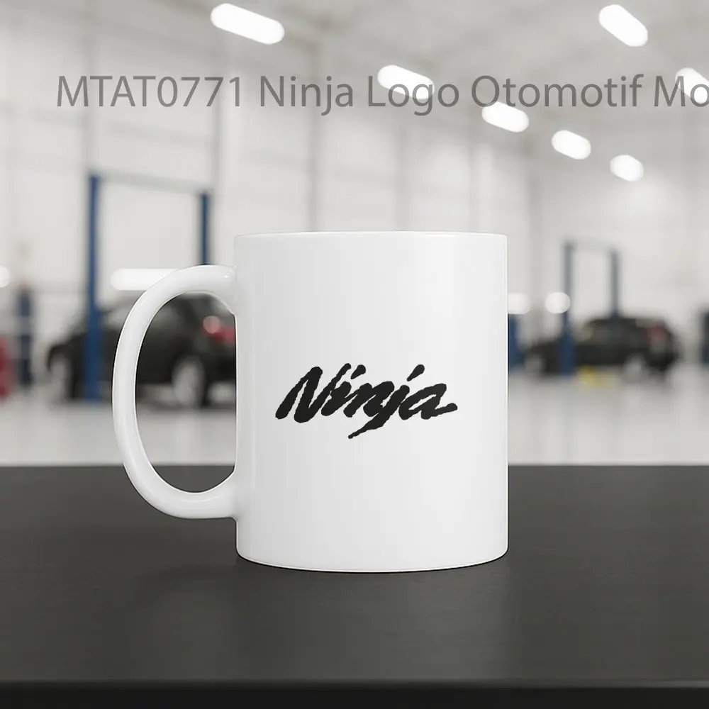 Ninja Logo Otomotif Mug - Sudut 2