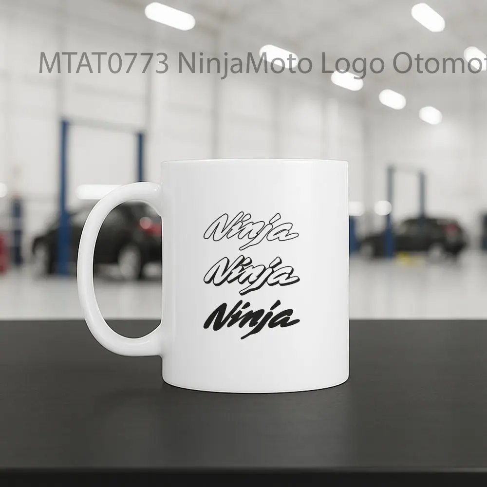 NinjaMoto Logo Otomotif Mug - Sudut 2