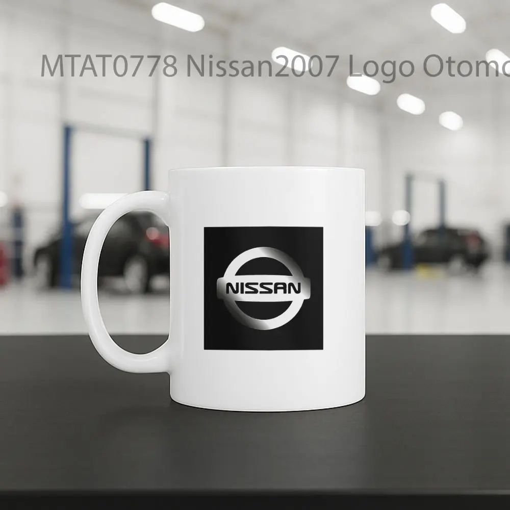 Nissan2007 Logo Otomotif Mug - Sudut 2