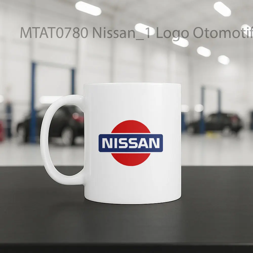 Nissan_1 Logo Otomotif Mug - Sudut 2