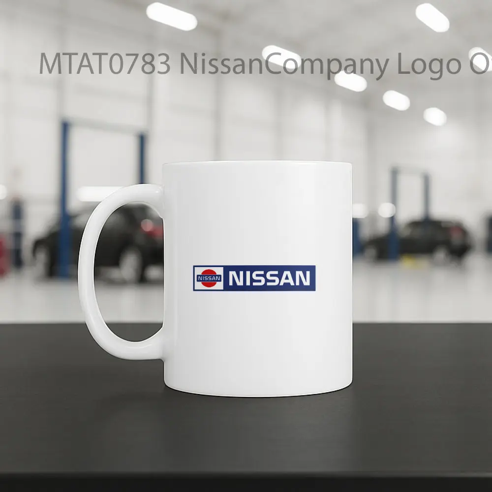 NissanCompany Logo Otomotif Mug - Sudut 2