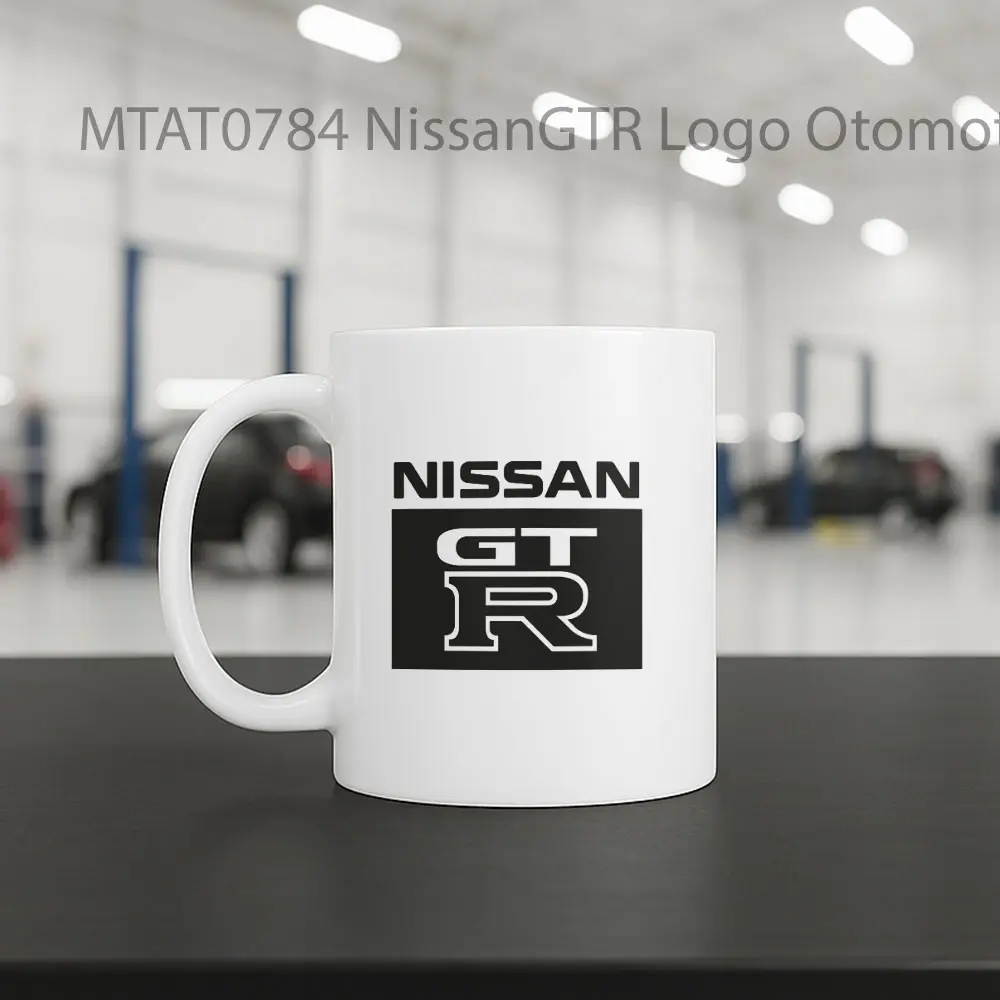 NissanGTR Logo Otomotif Mug - Sudut 2