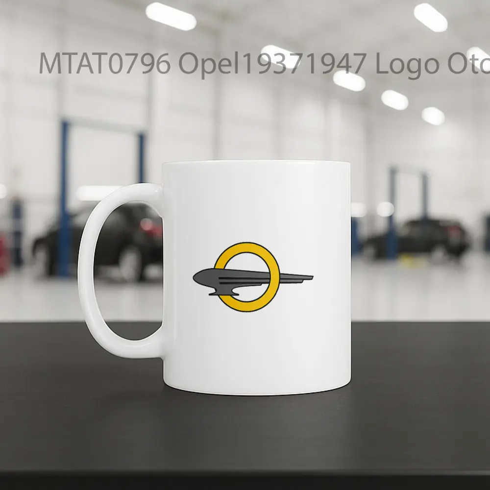 Opel19371947 Logo Otomotif Mug - Sudut 2