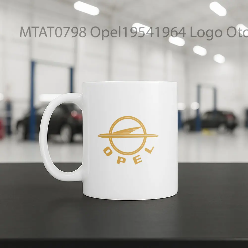 Opel19541964 Logo Otomotif Mug - Sudut 2