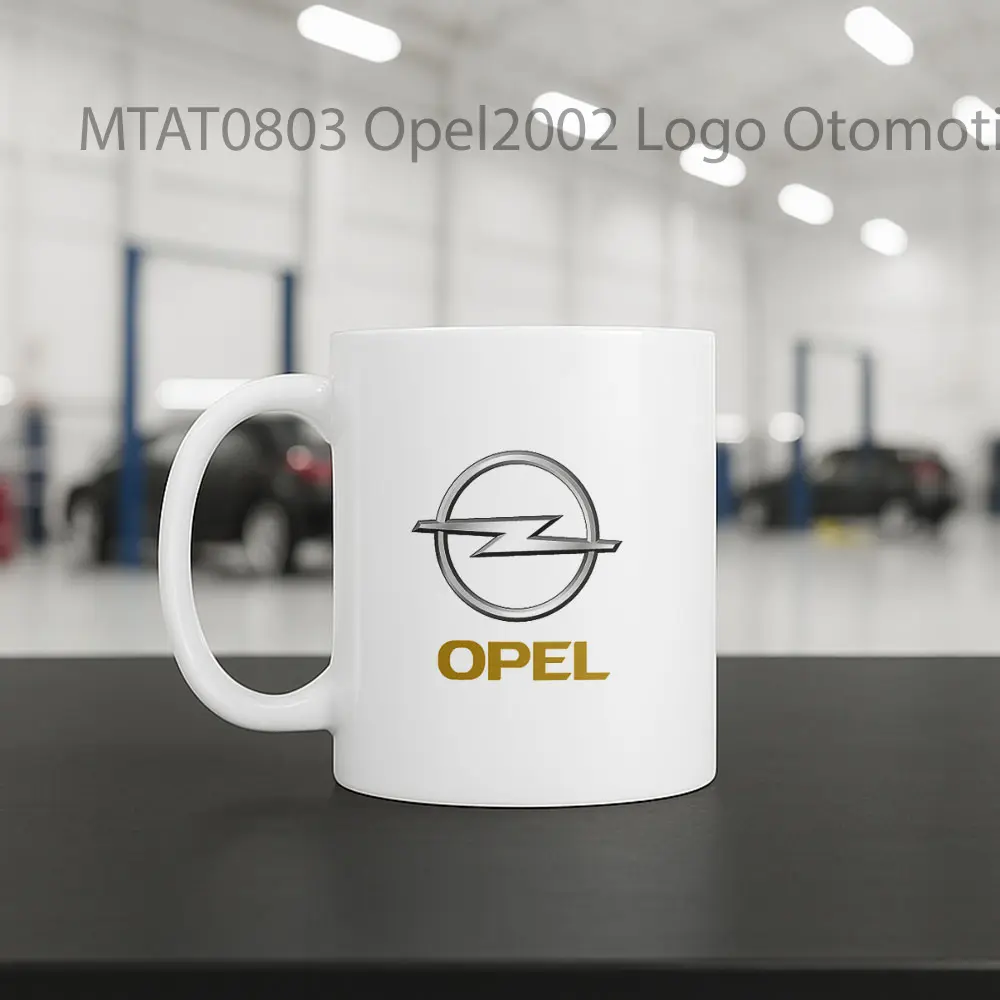 Opel2002 Logo Otomotif Mug - Sudut 2