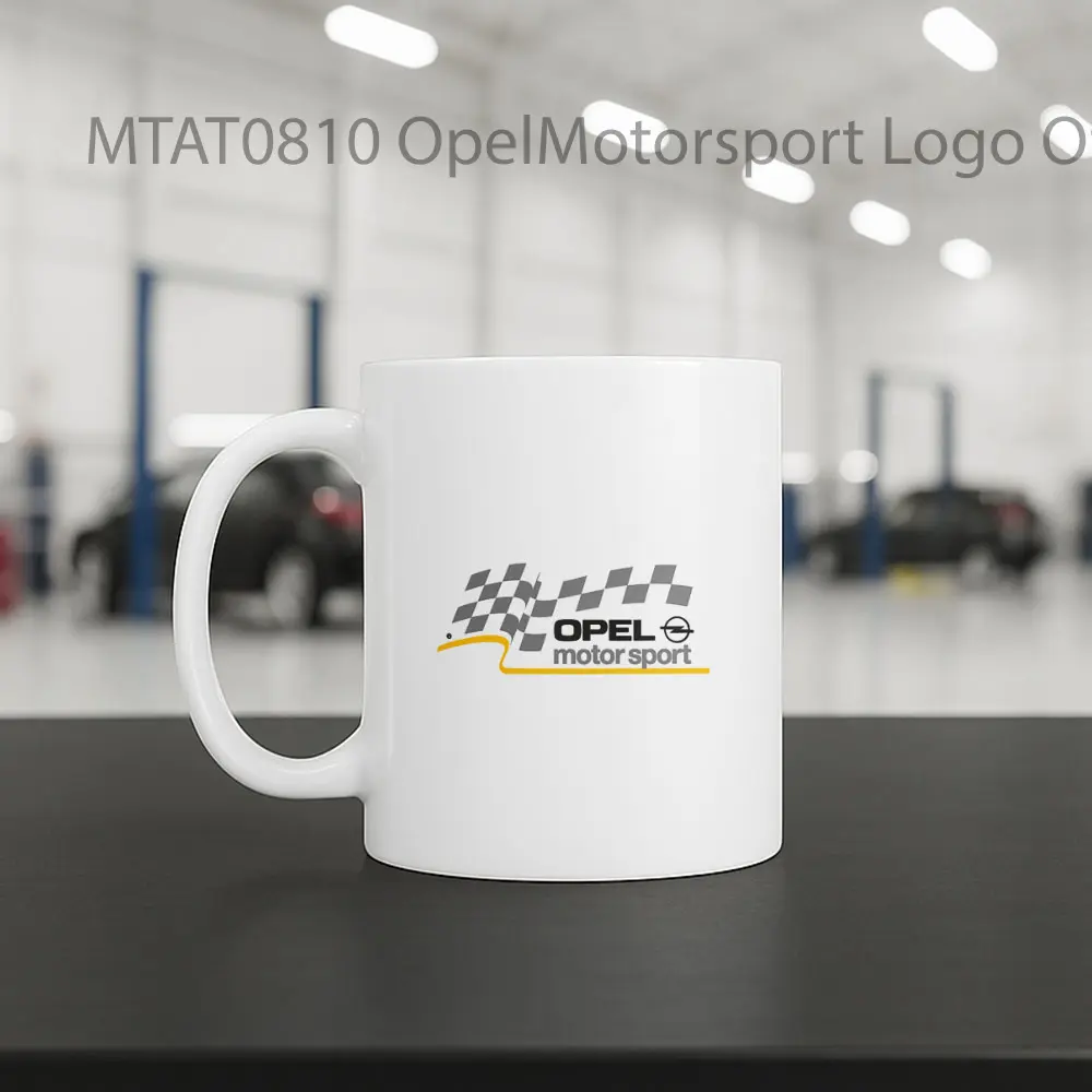 OpelMotorsport Logo Otomotif Mug - Sudut 2
