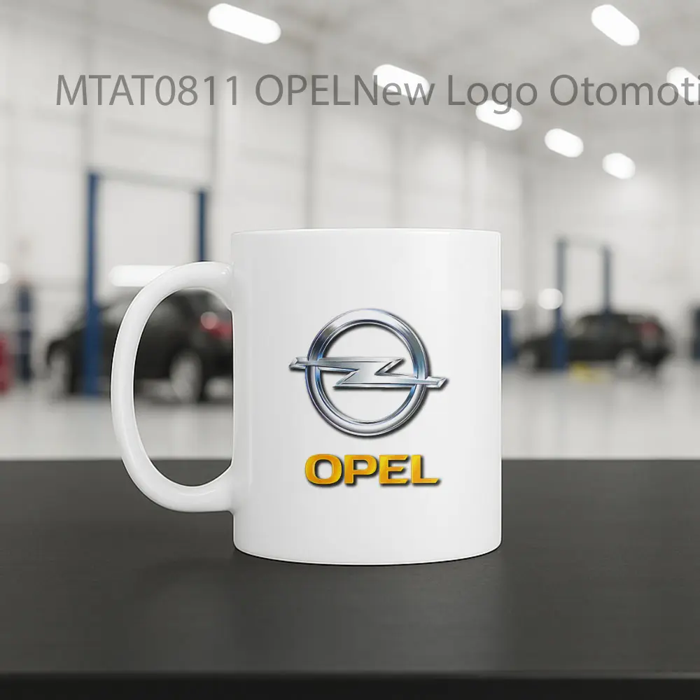 OPELNew Logo Otomotif Mug - Sudut 2