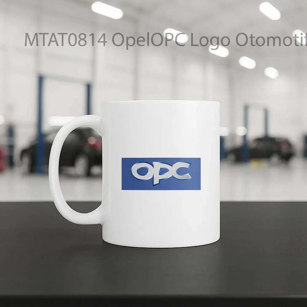 OpelOPC Logo Otomotif Mug - Sudut 2