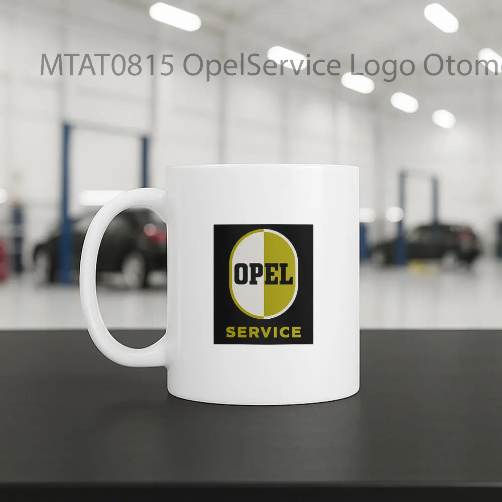 OpelService Logo Otomotif Mug - Sudut 2