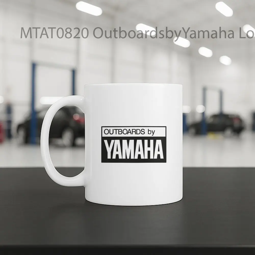 OutboardsbyYamaha Logo Otomotif Mug - Sudut 2