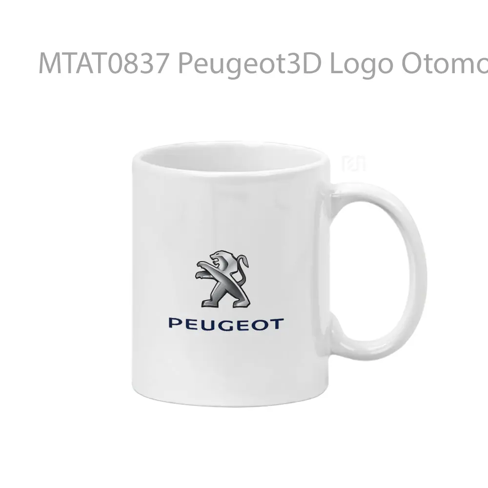Peugeot3D Logo Otomotif Mug