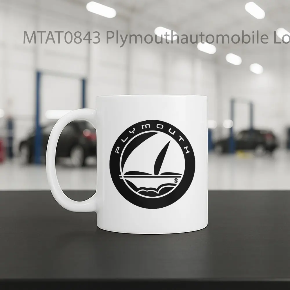 Plymouthautomobile Logo Otomotif Mug - Sudut 2