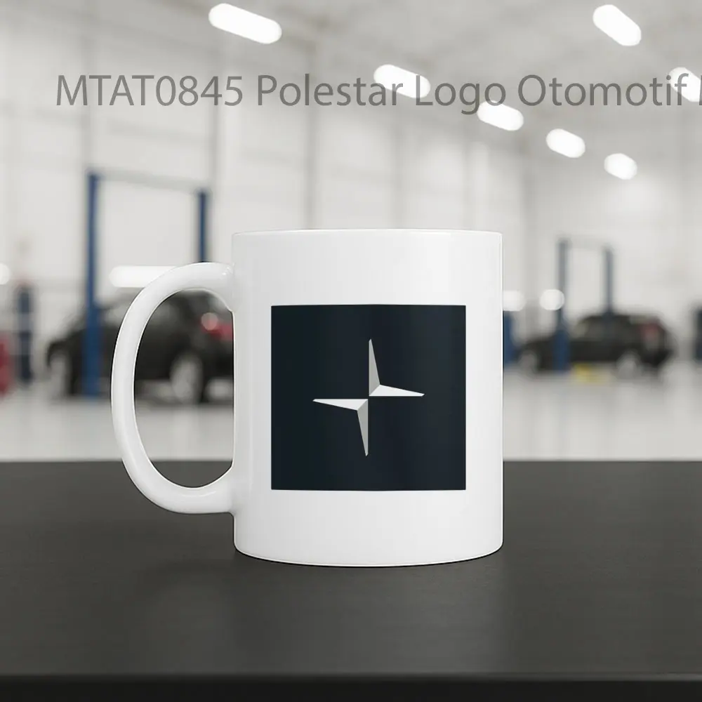Polestar Logo Otomotif Mug - Sudut 2