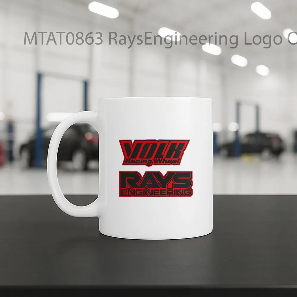 RaysEngineering Logo Otomotif Mug - Sudut 2