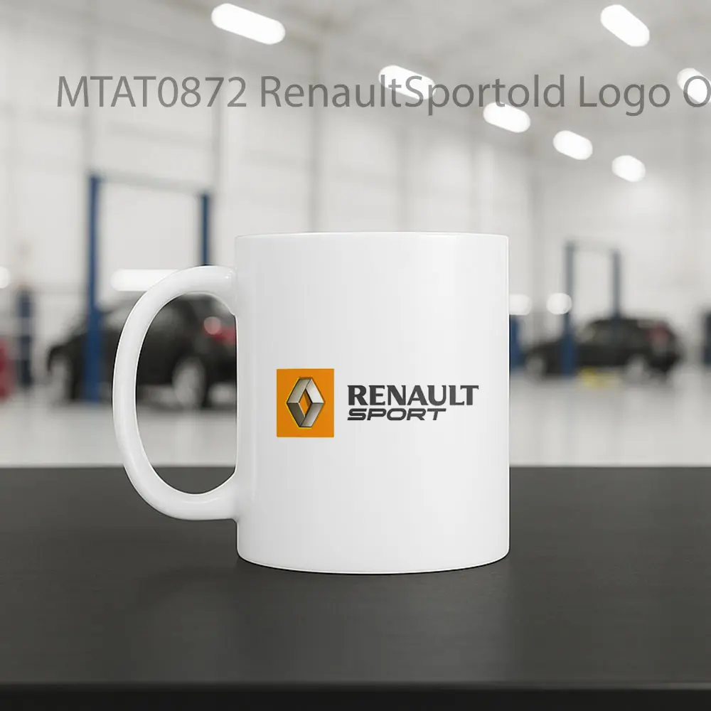 RenaultSportold Logo Otomotif Mug - Sudut 2