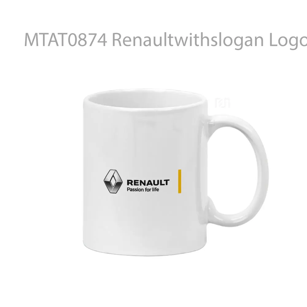 Renaultwithslogan Logo Otomotif Mug