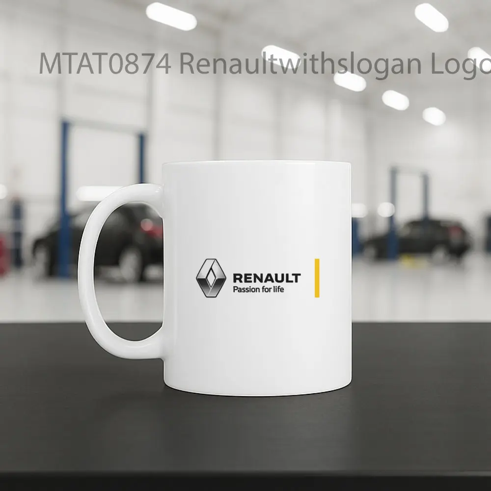 Renaultwithslogan Logo Otomotif Mug - Sudut 2