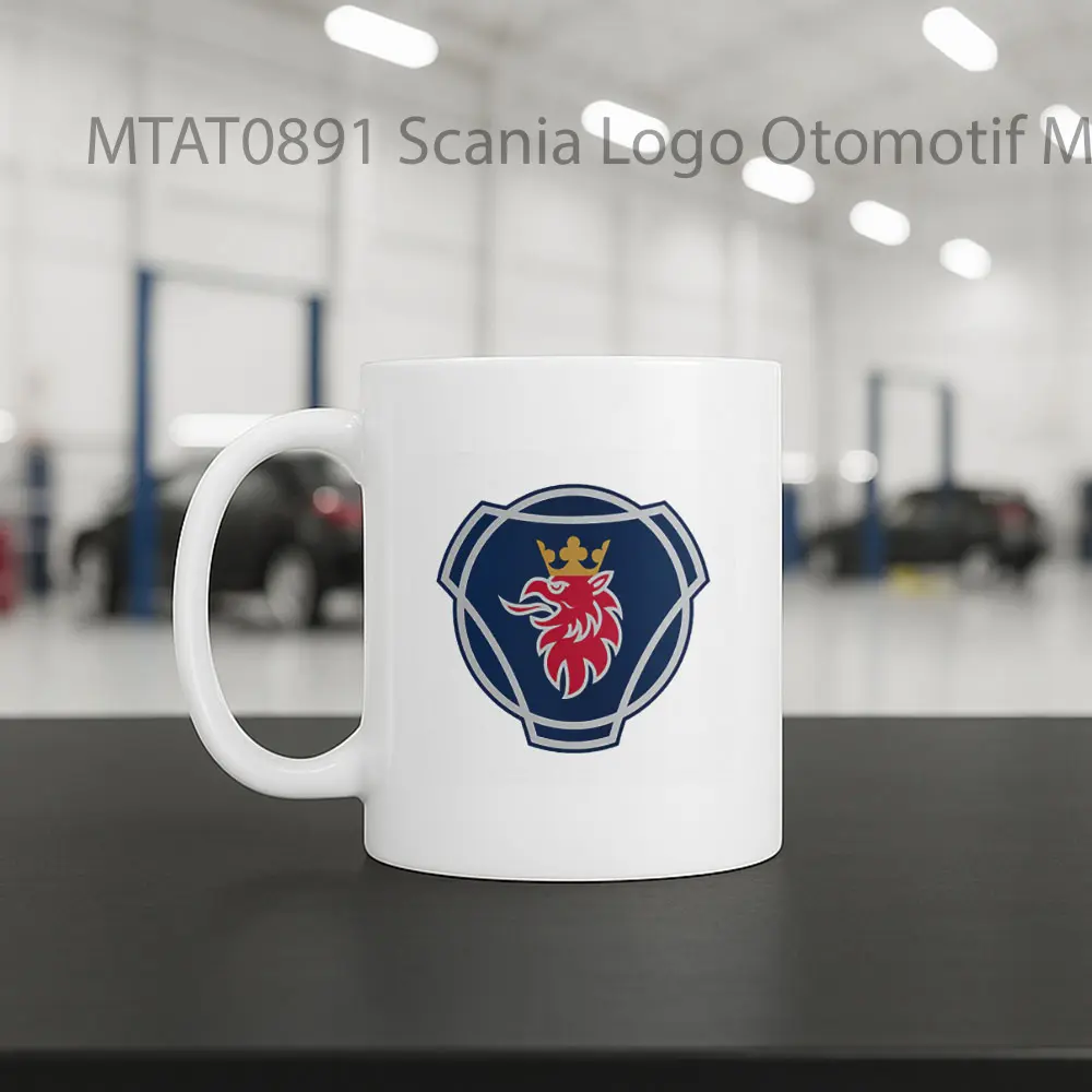 Scania Logo Otomotif Mug - Sudut 2