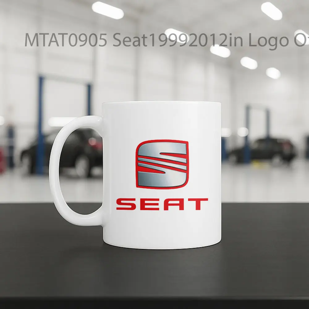 Seat19992012in Logo Otomotif Mug - Sudut 2