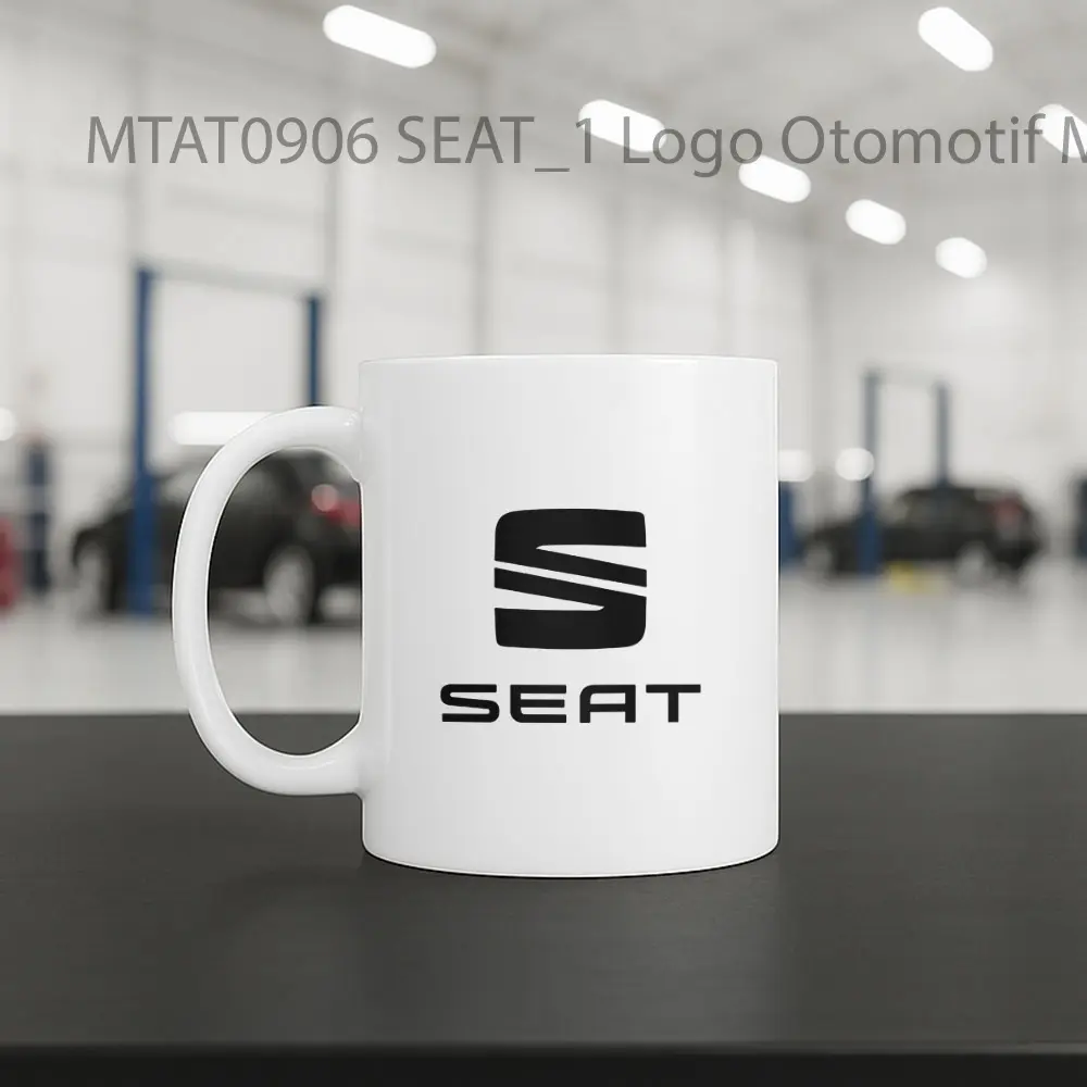 SEAT_1 Logo Otomotif Mug - Sudut 2