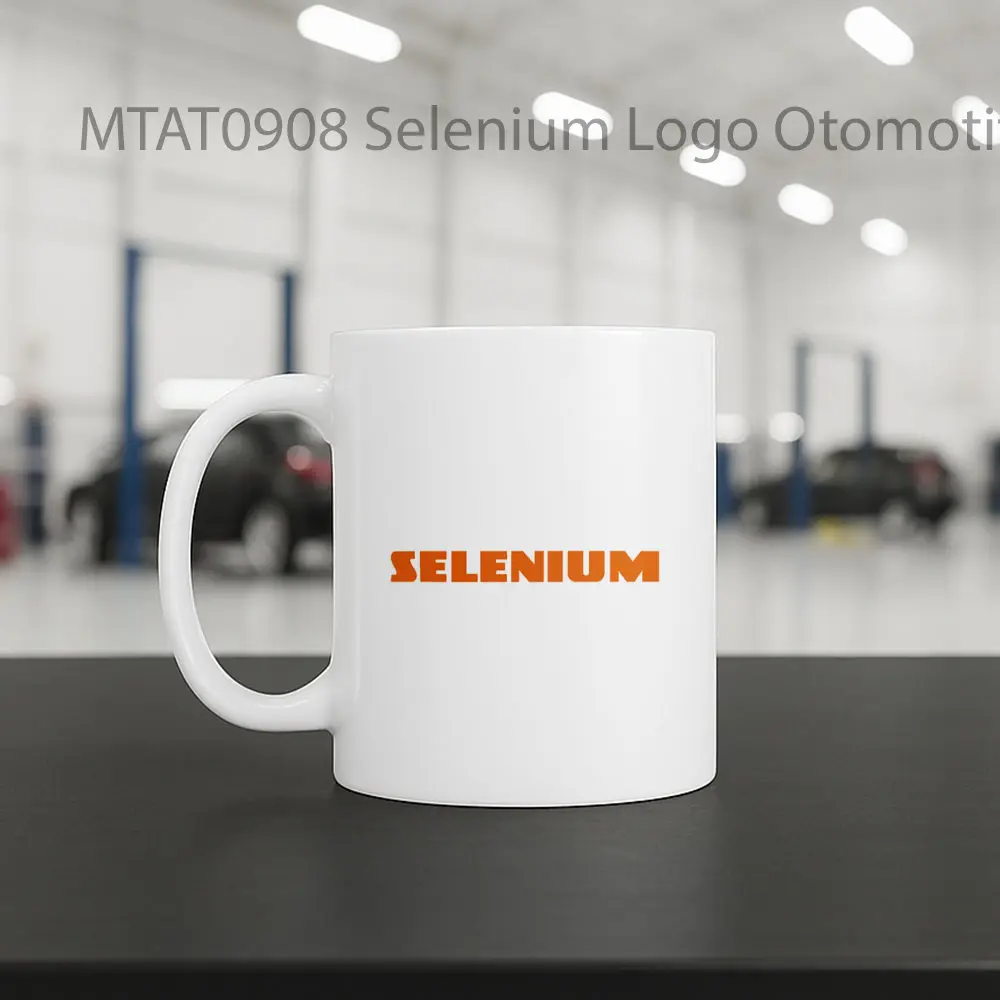 Selenium Logo Otomotif Mug - Sudut 2