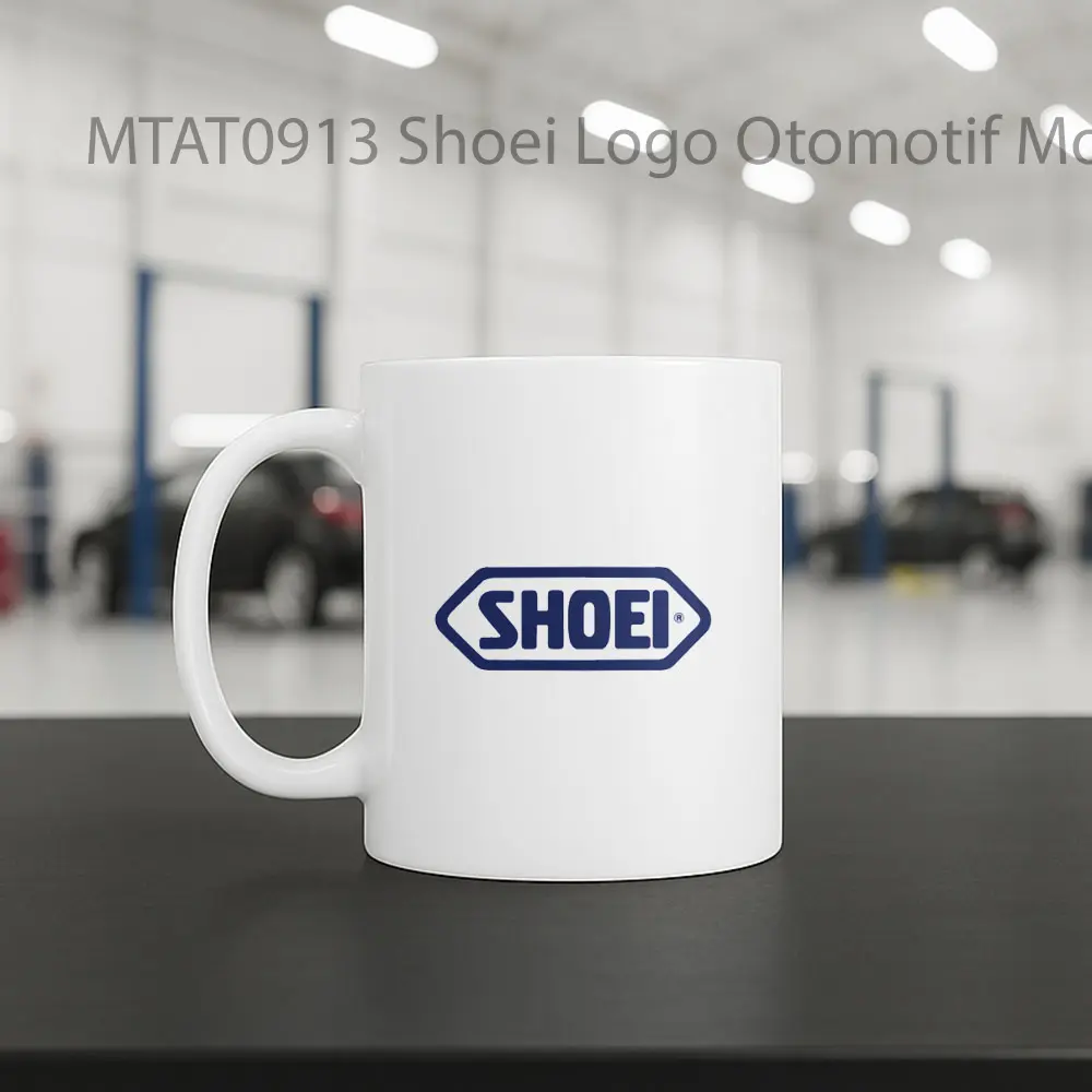 Shoei Logo Otomotif Mug - Sudut 2
