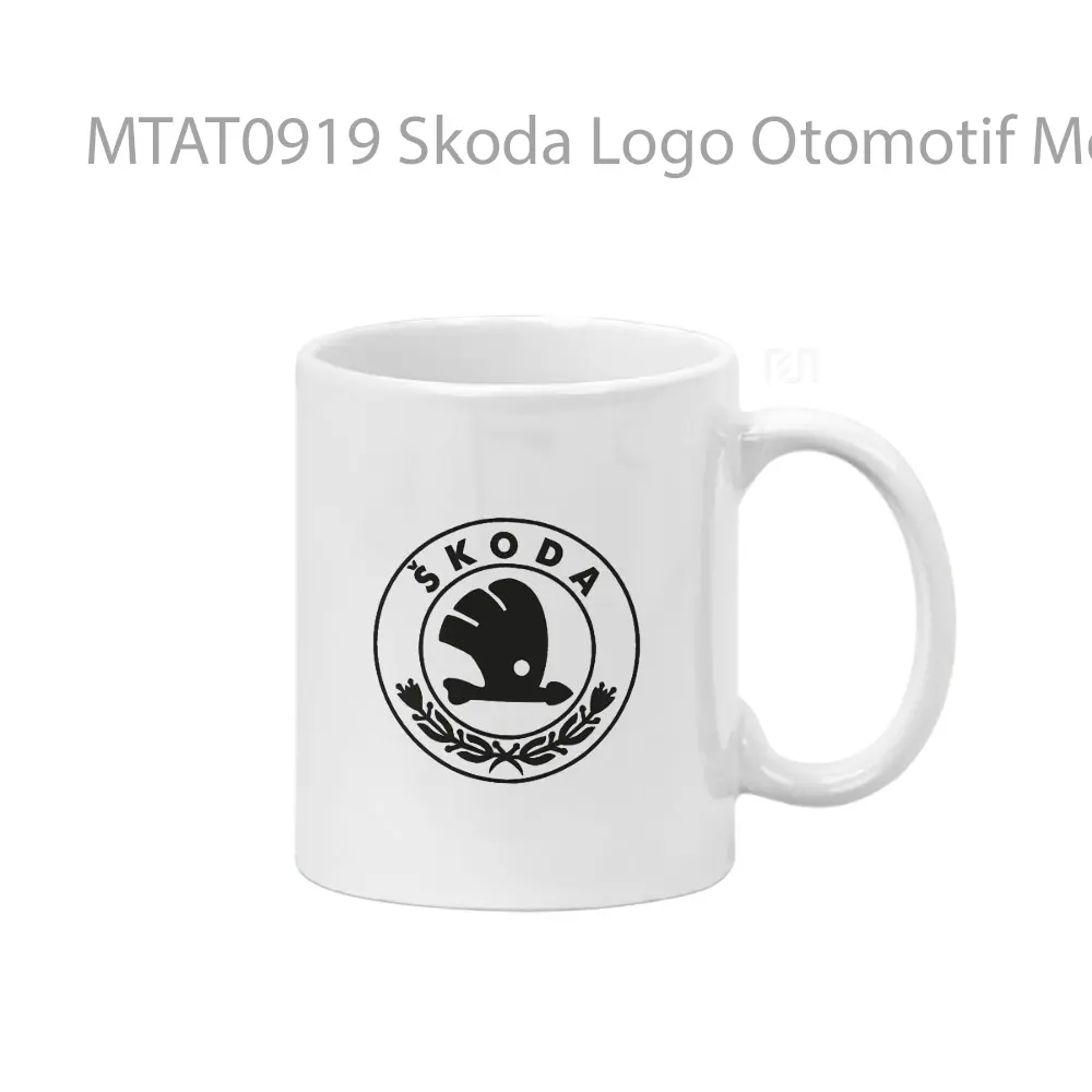 Skoda Logo Otomotif Mug