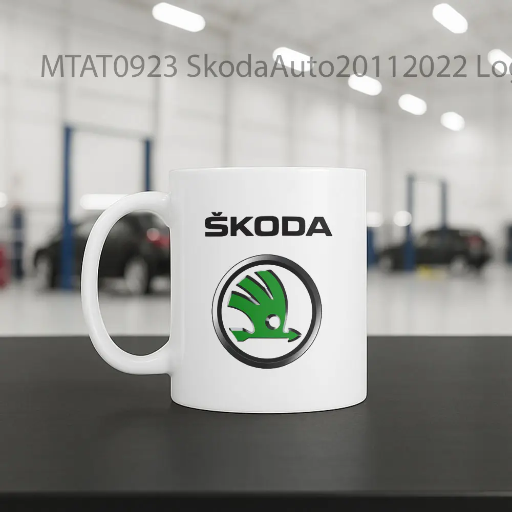 SkodaAuto20112022 Logo Otomotif Mug - Sudut 2