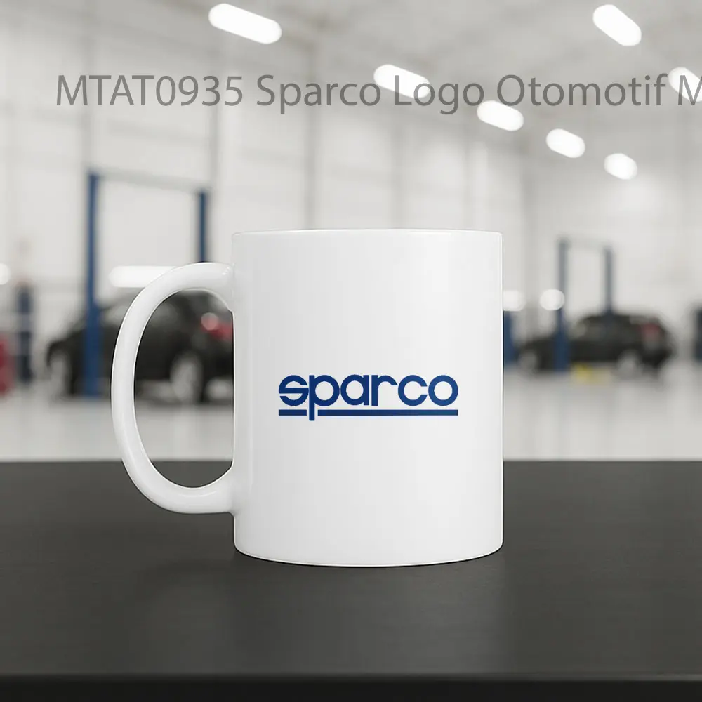 Sparco Logo Otomotif Mug - Sudut 2
