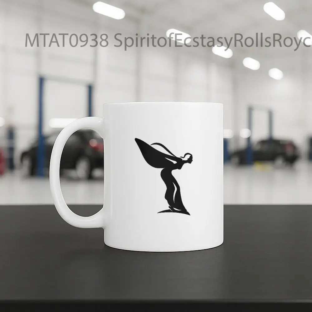 SpiritofEcstasyRollsRoycecarsicon Logo Otomotif Mug - Sudut 2