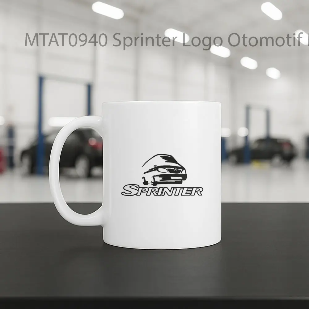 Sprinter Logo Otomotif Mug - Sudut 2
