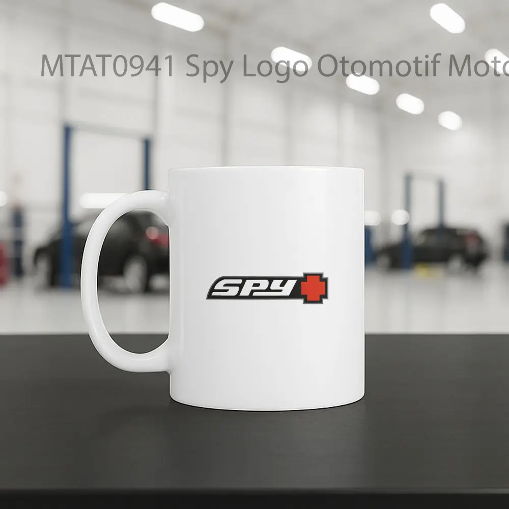 Spy Logo Otomotif Mug - Sudut 2
