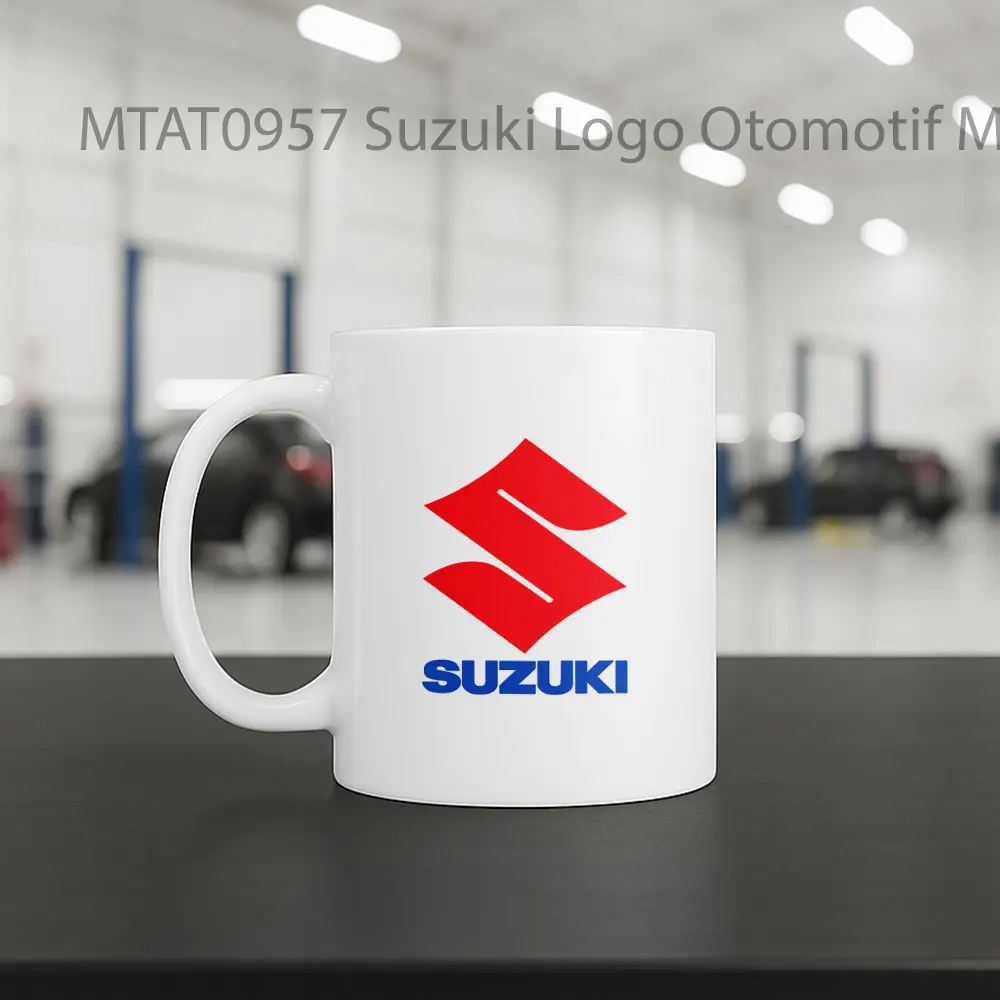 Suzuki Logo Otomotif Mug - Sudut 2