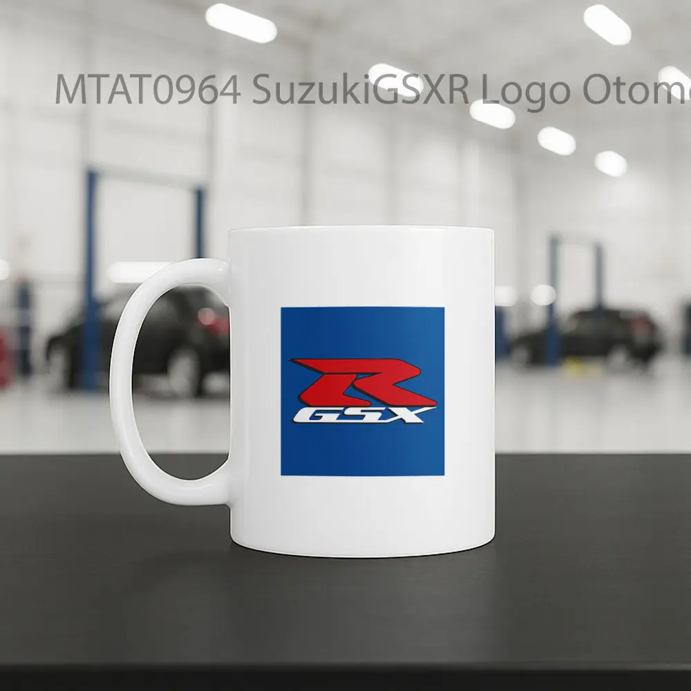 SuzukiGSXR Logo Otomotif Mug - Sudut 2