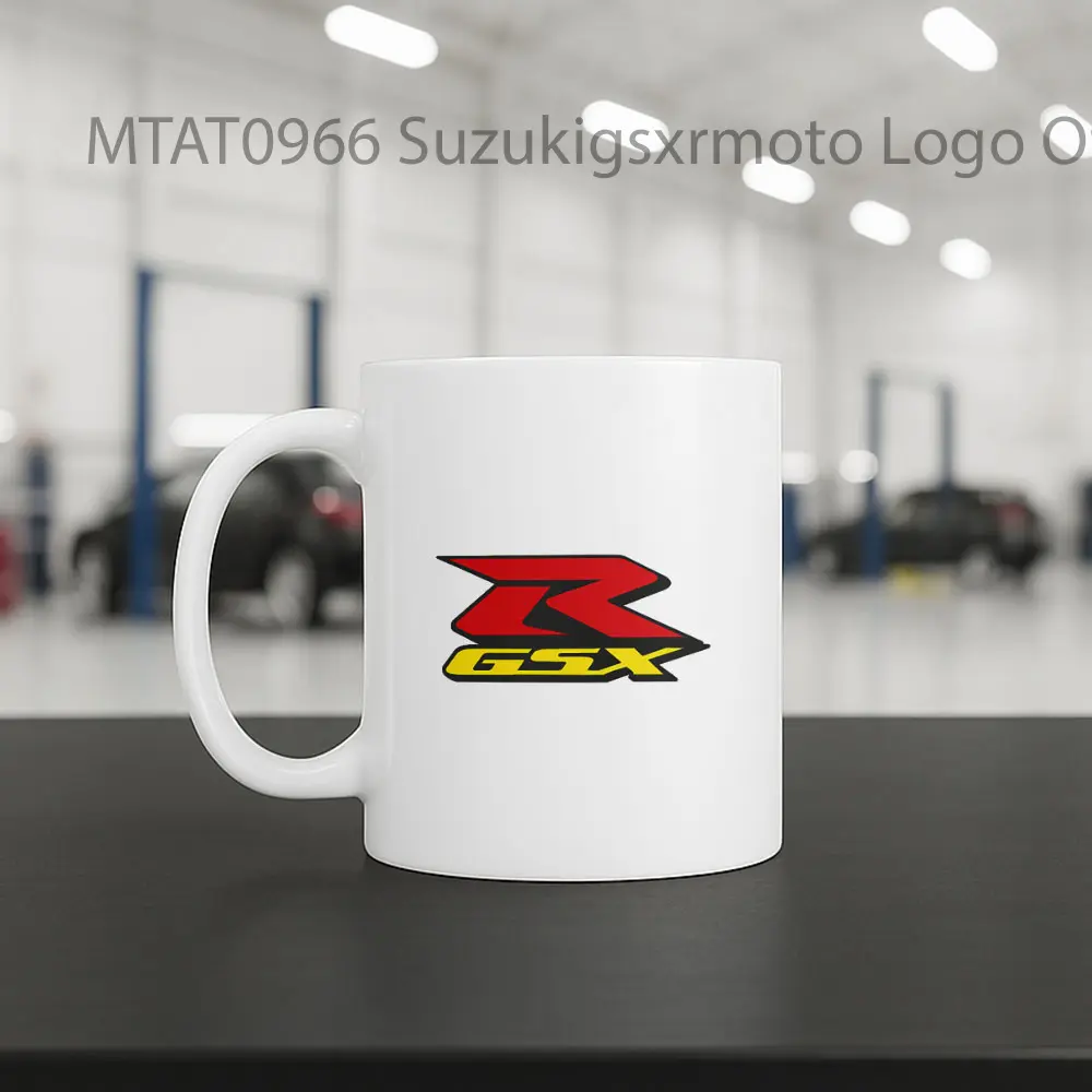 Suzukigsxrmoto Logo Otomotif Mug - Sudut 2
