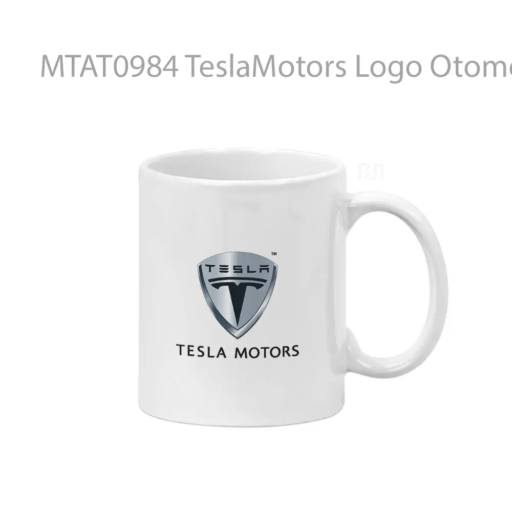 TeslaMotors Logo Otomotif Mug